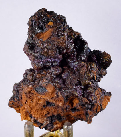 6cms GOETHITE BOTRYOIDAL IRIDESCENT CRYSTALS PERU IRON NEW FIND MINERAL ZB06