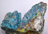 20cms QUARTZ CHRYSOCOLLA BOTRYOIDAL TENTADORA MINE PERU MINERAL SPECIMEN CB160