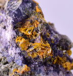 3.8cms GEM RARE WULFENITE FLUORITE MINI CRYSTALS ALAMO ARIZONA USA YB53