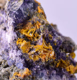 3.8cms GEM RARE WULFENITE FLUORITE MINI CRYSTALS ALAMO ARIZONA USA YB53