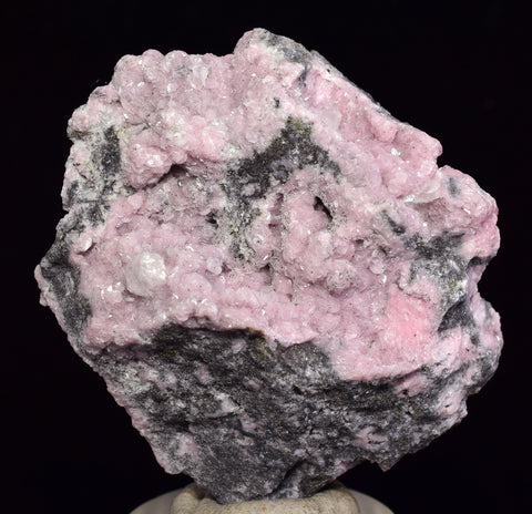 4.4cms RHODOCHROSITE ROSETTE PERU PINK CRYSTALS HUANZALA MINE MINERAL RB610