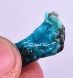 10carats GEM SILICA CHRYSOCOLLA CHALCEDONY PERU HIGH YIELD NEW FIND ROUGH SB165