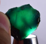 18.5cts GEM SILICA DRUZY CHRYSOCOLLA LILY MINE PERU CHALCEDONY ROUGH SB173