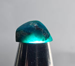 7cts GEM SILICA CHRYSOCOLLA CHALCEDONY POLISHED PERU NEW FIND BB335