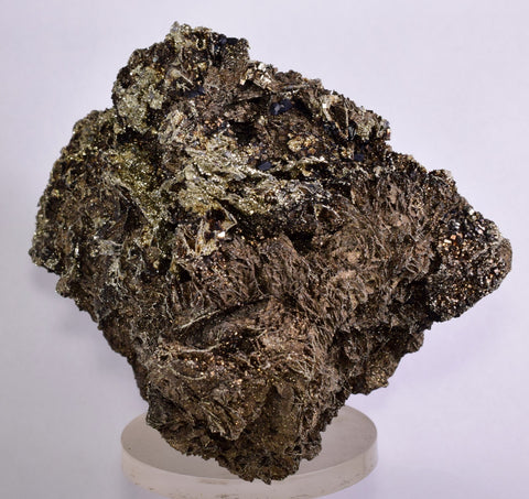 17cm NEST OF MARCASITE BLADES PYRITE CHALCOPYRYTE  SPHALERITE PERU CRYSTAL MB118