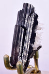 5.5cms HUBNERITE FLOATER QUARTZ CRYSTALS DOUBLY TERMINATED PERU MINERAL MB144