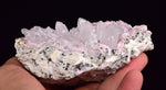14cms RHODOCHROSITE ROSETTE QUARTZ PERU SPHALERITE JORDANITE ? CRYSTALS RBZ417