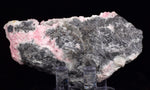 7.7cms RHODOCHROSITE QUARTZ CALCITE CRYSTALS JORDANITE (?) GALENA PERU RB502
