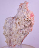 9.4cms GEM PINK OPAL HYALITE PALYGORSKITE QUARTZ SCULPTURE BOTRYOIDAL PERU PB45