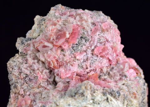 7.8cms RHODOCHROSITE QUARTZ CRYSTAL RHOMBOHEDRAL SUPER MINIATURE RB625