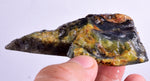 44 grams GEM BLUE OPAL PERU SLAB SCENIC SEASCAPE MINERAL SPECIMEN OB111