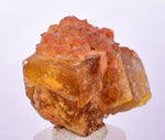 3.8cms GEM YELLOW FLUORITE SHINY CRYSTAL AHOULI MOROCCO MINERAL SPECIMEN KB49