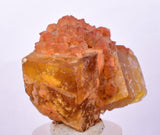 3.8cms GEM YELLOW FLUORITE SHINY CRYSTAL AHOULI MOROCCO MINERAL SPECIMEN KB49