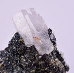 5.9cms MANGANOAN CALCITE QUARTZ PYRITE CHALCOPYRITE SCHEELITE ? PERU GB67
