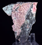 6.3cms RHODOCHROSITE ROSETTE PERU PINK CRYSTALS HUANZALA MINE MINERAL RB546