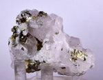 5cms CALCITE QUARTZ PYRITE DICKITE SCHEELITE ? PERU HUANZALA AB124