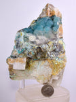 11ms DRUZY GEM SILICA CHRYSOCOLLA CHALCEDONY BOTRYOIDAL LILY MINE PERU DB95