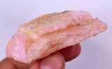 115 grams GEM PINK OPAL PERU ROUGH ANGEL SKIN TRANSLUCENT CORAL COLOR PB61