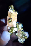 7cms CALCITE QUARTZ PYRITE DICKITE SCHEELITE ? PERU HUANZALA AB122