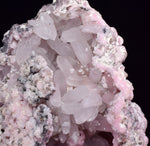 10cms RHODOCHROSITE ROSETTE QUARTZ PERU PINK CRYSTALS NEEDLES MINERAL RBZ418