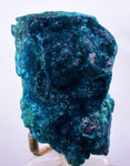7.5cms BLUE MALACHITE BOTRYOIDAL PERU CRYSTALS GRAPE SPHERES SHINY UB63