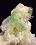 8.5cms AUGELITE CRYSTAL PERU DARK GREEN BRIGHT NEEDLE QUARTZ PASTO BUENO AB179
