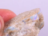 23 cts FIRE OPAL AUSTRALIA PRECIOUS BLUE FIRE OPAL COBBER MATRIX JEWELRY OB66