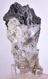 12cms STIBNITE QUARTZ CRYSTAL PERU MINERAL SPECIMEN COLLECTOR MB117