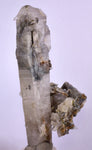 9.1cms GEM QUARTZ NATURAL CHLORITE INCLUDED PHANTOM CRYSTAL PERU  QB77