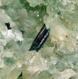 8.4cms ATACAMITE CALCITE DRUZY CHRYSOCOLLA MALACHITE LILY MINE PERU DB72