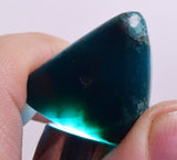 57.5cts GEM SILICA CHRYSOCOLLA CHALCEDONY LILY MINE PERU FREE FORM QUARTZ BB278