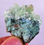 3.7cms DRUZY CHRYSOCOLLA QUARTZ LILY MINE PERU COPPER 2000 DISCOVERY DB27