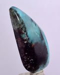 2.8cms GEM BLUE OPAL SCENIC CABOCHON PERU SEASCAPE PENDANT JEWELRY BB365