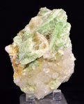 7.5cms AUGELITE CRYSTAL PERU DARK GREEN BRIGHT NEEDLE QUARTZ PASTO BUENO AB233