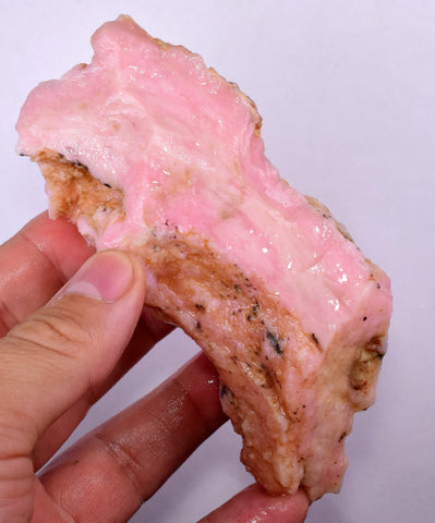 180 grams GEM PINK OPAL PERU ROUGH ANGEL SKIN TRANSLUCENT CORAL COLOR PB60