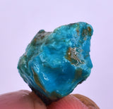 10carats GEM SILICA CHRYSOCOLLA CHALCEDONY PERU HIGH YIELD NEW FIND ROUGH SB163