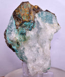 7.7cms DRUZY CHRYSOCOLLA QUARTZ LILY MINE PERU COPPER 2000 DISCOVERY DB61