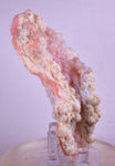 9.4cms GEM PINK OPAL HYALITE PALYGORSKITE QUARTZ SCULPTURE BOTRYOIDAL PERU PB45