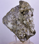 12cms PYRITE CUBIC QUARTZ FLUORITE PERU SHINY CRYSTALS MINERAL COLLECTOR MB126