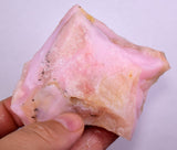 119 grams GEM PINK OPAL PERU ROUGH ANGEL SKIN TRANSLUCENT CORAL COLOR PB67