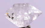 1.5cms HERKIMER DIAMOND ANTHRAXOLITE CRYSTALS MINERAL SPECIMEN PERU QB22