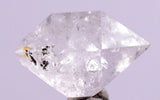 1.5cms HERKIMER DIAMOND ANTHRAXOLITE CRYSTALS MINERAL SPECIMEN PERU QB22