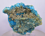 6.5cms CHALCANTHITE MELANTERITE ROMERITE ALUNOGEN PERU NATURAL  CRYSTALS FB68
