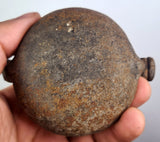19.5cm MINI VERY SMALL LENTICULAR MINERS LAMP TUNNEL RARE LANTERN IRON CAST NB03