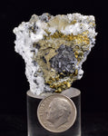 4.5cms APATITE QUARTZ PYRITE CRYSTALS DICKITE PERU HUANZALA AB227