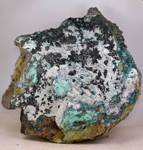 27cms GEM ATACAMITE MALACHITE HALLOYSITE UNKNOWN CRYSTALS CHILE AB247
