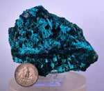 9.2cm GEM BLUE MALACHITE CHRYSOCOLLA PERU ROSETTE BOTRYOIDAL CRYSTAL GRAPE UB128