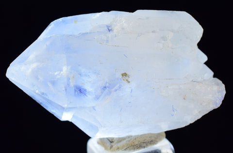 64.5 Carats BLUE DUMORTIERITE IN QUARTZ BI TERMINAL PENDANT SPECIMEN UB223