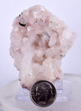 5.6cms PINK LITHIUM QUARTZ FUCHSITE COLOMBIA SHINY NATURAL CRYSTAL MINERAL QB84