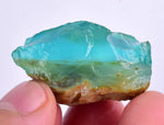 73.5cts GEM BLUE OPAL HIGH QUALITY PERU ROUGH SCENIC MINERAL SPECIMEN OB150